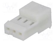 Plug; wire-board; female; PIN: 3; 2.54mm; IDC; for cable; MTA-100 TE Connectivity