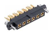 CONNECTOR, RCPT, 6POS, 1ROW, SOLDER