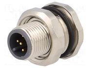 Connector: M12; socket; PIN: 5; male; soldering; Thread: M16x1,5 CONEC