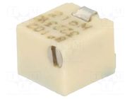 Potentiometer: mounting; multiturn; 1kΩ; 125mW; SMD; ±20%; linear BOURNS