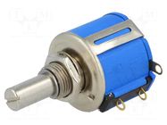 Potentiometer: shaft; multiturn; 20kΩ; 2W; ±5%; 6.35mm; linear; IP40 BOURNS