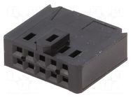 Connector: wire-board; plug; female; PIN: 10; AMPMODU MOD IV; 2x5 TE Connectivity