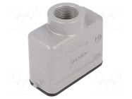 Enclosure for connectors: HDC; size 10A; for cable; Han® A; IP65 HARTING