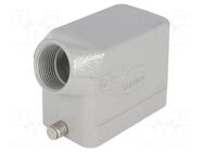 Enclosure for connectors: HDC; size 10B; for cable; Han; IP65 HARTING
