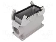Enclosure for connectors: HDC; size 16B; Han® B; IP65; high; M32 HARTING