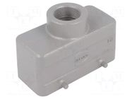 Enclosure for connectors: HDC; size 16B; for cable; Han® B; IP65 HARTING