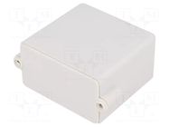 Enclosure: for alarms; X: 55mm; Y: 56mm; Z: 30mm; ABS; grey MASZCZYK