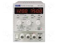 Power supply: laboratory; single-channel,linear; 0÷120VDC; PLH AIM-TTI