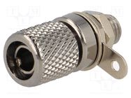 Connector: 4mm banana; socket; 10A; 60VDC; L: 25.5mm; Cutout: Ø6.2mm SCI