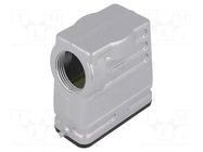 Enclosure for connectors: HDC; size A10; for cable; for latch AMPHENOL