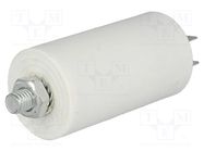 Capacitor: motors, run; 8uF; 450V; Ø35x65mm; -25÷70°C; ±5%; 3000h SR PASSIVES