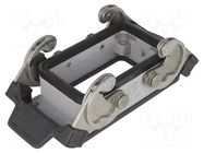 Enclosure for connectors: HDC; size 57.27; for panel mounting ILME