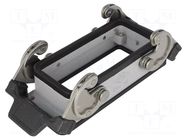 Enclosure for connectors: HDC; size 77.27; for panel mounting ILME