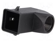 Enclosure for connectors: HDC; size 21.21; for cable; for latch ILME