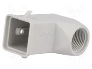 Enclosure for connectors: HDC; size 21.21; for cable; for latch ILME