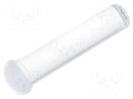Fiber for LED; Ø5mm; L: 19mm; round; Front: convex; straight; PLP5-2 BIVAR