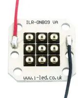 IR LED MODULE, 9 CHIP, 940NM, SQUARE PCB