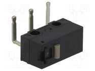 Microswitch SNAP ACTION; 3A/125VAC; 2A/30VDC; without lever OMRON Electronic Components