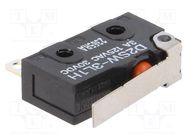 Microswitch SNAP ACTION; 3A/125VAC; 3A/30VDC; with lever; SPDT OMRON Electronic Components