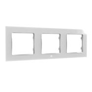 Switch frame triple Shelly (white), Shelly