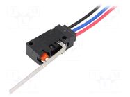 Microswitch SNAP ACTION; 5A/250VAC; 5A/30VDC; with lever; SPDT OMRON Electronic Components