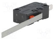 Microswitch SNAP ACTION; 16A/250VAC; 10A/30VDC; with lever; SPDT OMRON Electronic Components