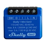 Shelly 1 Mini Gen3 Controller, WiFi/Bluetooth, Shelly