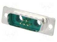 Connector: Special D-Sub; PIN: 7(2+5); plug; male; for cable; 250V CONEC