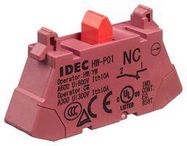 SW CONTACT BLOCK, 10A, 110VAC/1P/PUSH IN