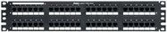 PATCH PANEL, CAT5E, 48PORT, 2RACK U