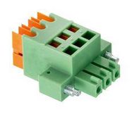 TERMINAL BLOCK, PLUGGABLE, 6POS, 20AWG