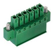 TERMINAL BLOCK, PLUGGABLE, 6POS, 16AWG