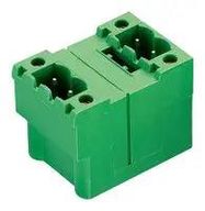 TERM BLOCK, 2 LEVEL, R/A HDR, 12POS, TH