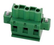 TERMINAL BLOCK, PLUGGABLE, 3POS, 12AWG