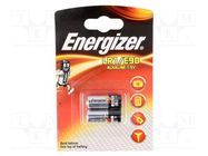 Battery: alkaline; 1.5V; N,R1; non-rechargeable; Ø12x30.2mm; 2pcs. ENERGIZER
