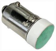 SMALL LED INDICATOR, GREEN, 12V, BA9S/13