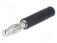 Adapter; 4mm banana; banana 4mm socket,banana 4mm plug; 32A SCHÜTZINGER