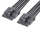 CABLE, 6P ULTRA-FIT RCPT-RCPT, 5.9"