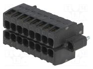 Pluggable terminal block; 3.5mm; ways: 16; straight; plug; female WAGO