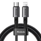 Cable USB-C to lightning Mcdodo CA-2851, 36W, 2m (black), Mcdodo