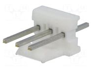 Connector: wire-board; socket; male; PIN: 3; MTA-100; straight; THT TE Connectivity