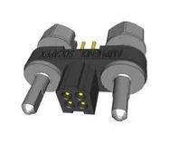 PIN HEADER, BTB, 4POS, 2ROW, TH