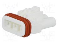 Connector: wire-wire; 570,E-Seal; female; plug; for cable; PIN: 3 EDAC