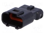 Connector: wire-wire; plug; male; E-Seal 565; PIN: 5; IP67; black EDAC