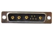 COMBO D-SUB CONN, PLUG, DB-9W4, CABLE