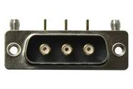 COMBO D-SUB CONN, R/A PLUG, DA-3W3, TH