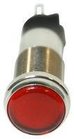 LED PANEL INDICATOR, RED, 12.7MM, 120V