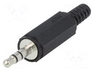 Connector: Jack 3,5mm; plug; male; stereo; ways: 3; straight; 4mm SCHURTER