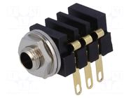 Connector: Jack 3,5mm x 18,6mm; socket; female; stereo; ways: 3 SCHURTER