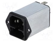 Connector: AC supply; socket; male; 2A; 250VAC; IEC 60320; C14 (E) SCHURTER